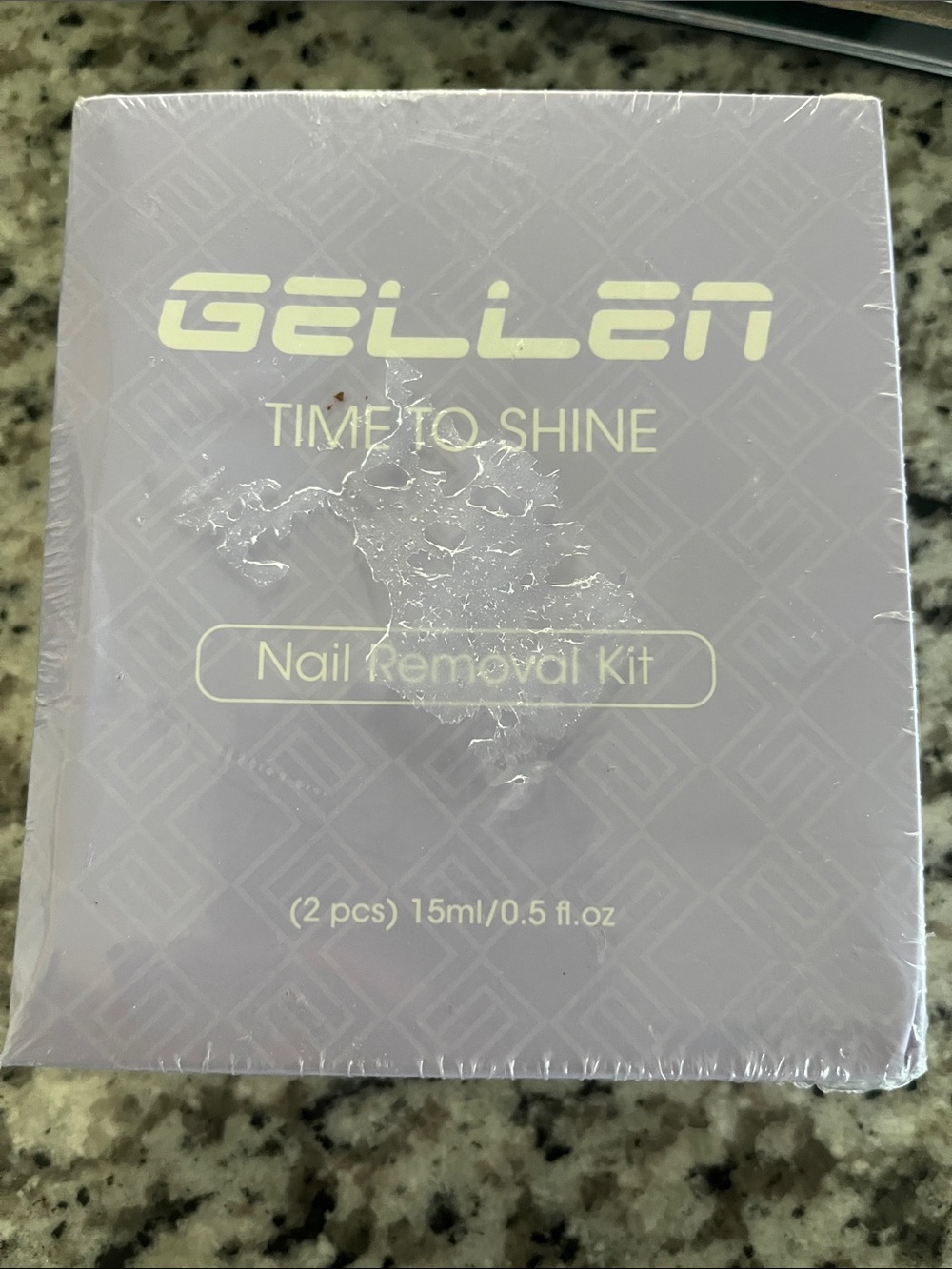 Gellen Time to Shine Nail Removal Kit - Lavender Packaging